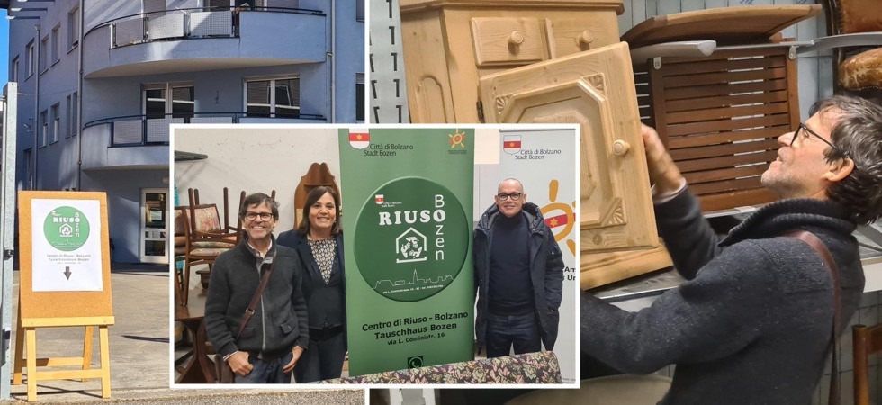 "Evitare gli sprechi e ridurre i rifiuti", a Bolzano un nuovo "Centro di riuso" per ridare vita a mobili e oggetti